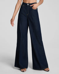 SPANXsupersmooth® Authentic 360 Lightweight Super Wide Leg Jeans | Deep Sea