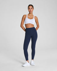 SPANXshape® BodyLine Full-Length Leggings with Mid-Tummy Compression | Timeless Navy