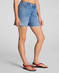 SPANXshape® Authentic 360 Raw Hem Jean Short, 5" | Elysian
