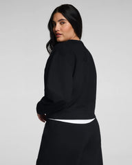 SPANX® Ponte Crewneck Long Sleeve Top | Classic Black