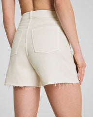 SPANXshape® Authentic 360 Raw Hem Jean Short, 5" | Alabaster