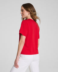 karla welch for SPANX® Everyday Tee | SPANX® Red
