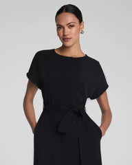 SPANX® CarryOn Belted Midi Dress | Classic Black