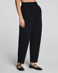 SPANX AirEssentials® French Rib Barrel Leg Pant | Very Black