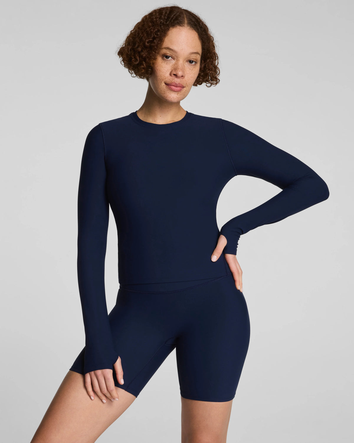 SPANX® OnForm Long Sleeve Top | Timeless Navy