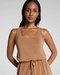 SPANX AirEssentials® Sandwashed Drawstring Maxi Tank Dress | Maplewood