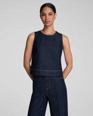 SPANX® Lightweight Denim Shell Tank | Deep Sea