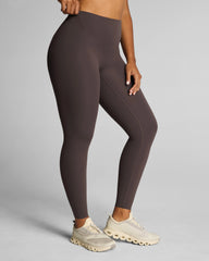 SPANXshape® BodyLine Full-Length Leggings with Mid-Tummy Compression | Dark Cacao