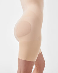 SPANXsculpt® Seamless Power Open-Bust Mid-Thigh Bodysuit | Soft Nude