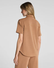 SPANX AirEssentials® Sandwashed Button-Down Shirt | Maplewood