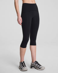 SPANXshape® Booty Boost® Cropped Leggings, 19" | Very Black