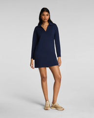 SPANX AirEssentials® Polo Long Sleeve Dress | Timeless Navy