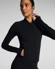 SPANX® PowerPlay Contour Full Zip Jacket | Very Black