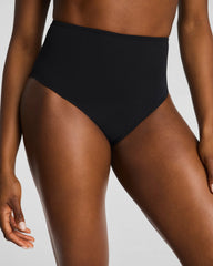 SPANXshape® Swim Ultra Hi-Rise Bikini Bottom | Very Black