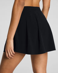 SPANXshape® BoostUp Pleated Skort, 14" | Very Black
