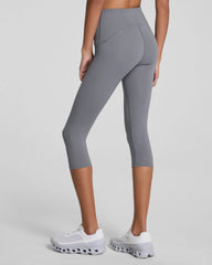 SPANXshape® Booty Boost® Cropped Leggings, 19" | Anthracite