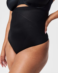 SPANXshape® Invisible High-Waisted Thong | Very Black