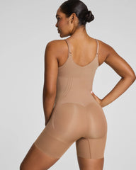 SPANXsculpt® GoFigure Open-Bust Mid-Thigh Bodysuit | Cinnamon